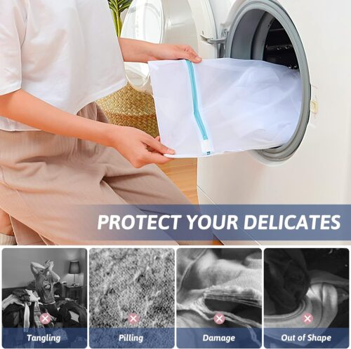 Assorted Size Laundry Washing Nets 2 Pack - Image 8
